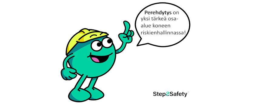 Step2Safety on digitaalinen koneiden riskienhallinnan palvelu jolla hallitset myös perehdytyksen