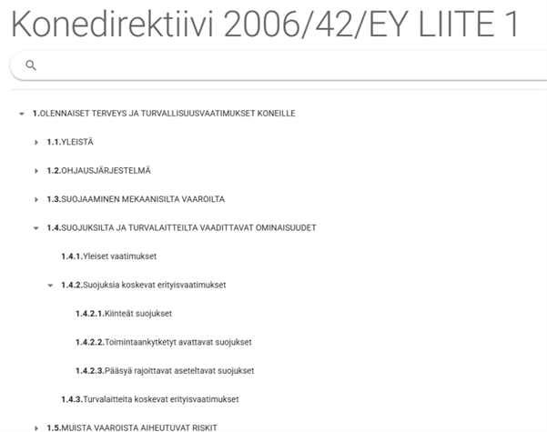 Konedirektiivi turva-aitojen osalta